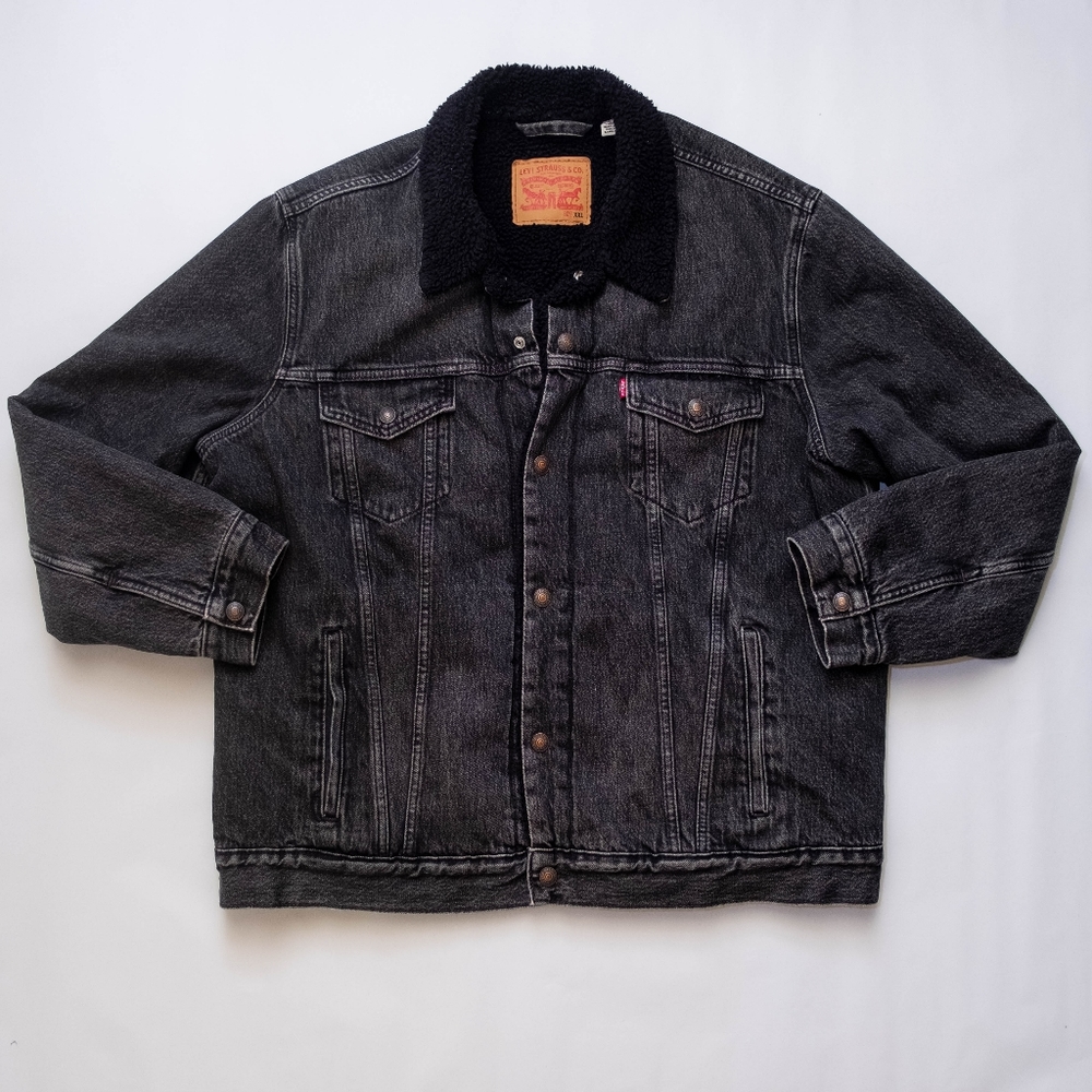 Levi's Denim Jacket Black Oversized XXL
